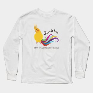 Cockatiel - Love is Love Long Sleeve T-Shirt